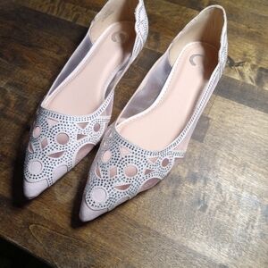 Journee Collection Pink Mesh Loafers